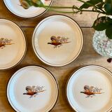 Set of 5 vintage plates