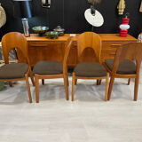 Set of 4 chairs by Niels Koefoed Denmark 1960s
