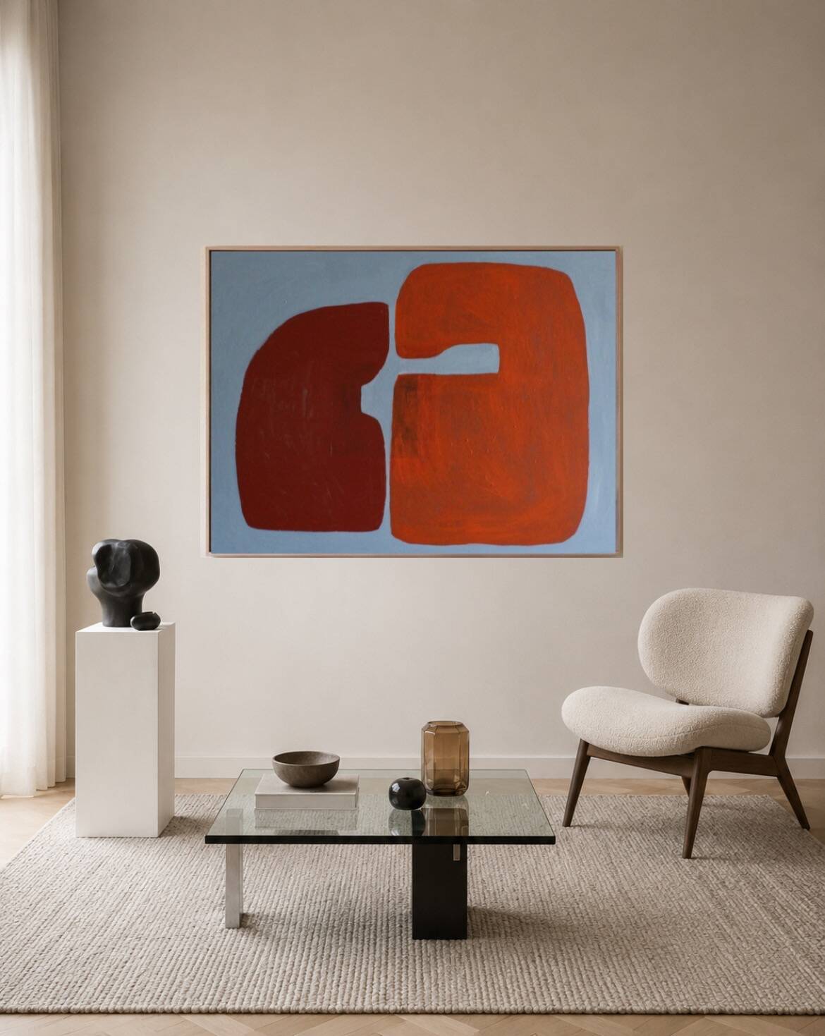 Still life unique painting on canvas