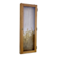 Vintage wall display cabinet 1960s light wood