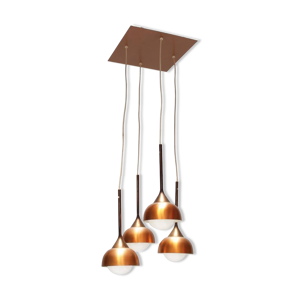 luminaire with four copper