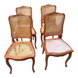 Caned chairs in Louis XV style