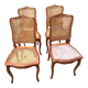 Caned chairs in Louis XV style