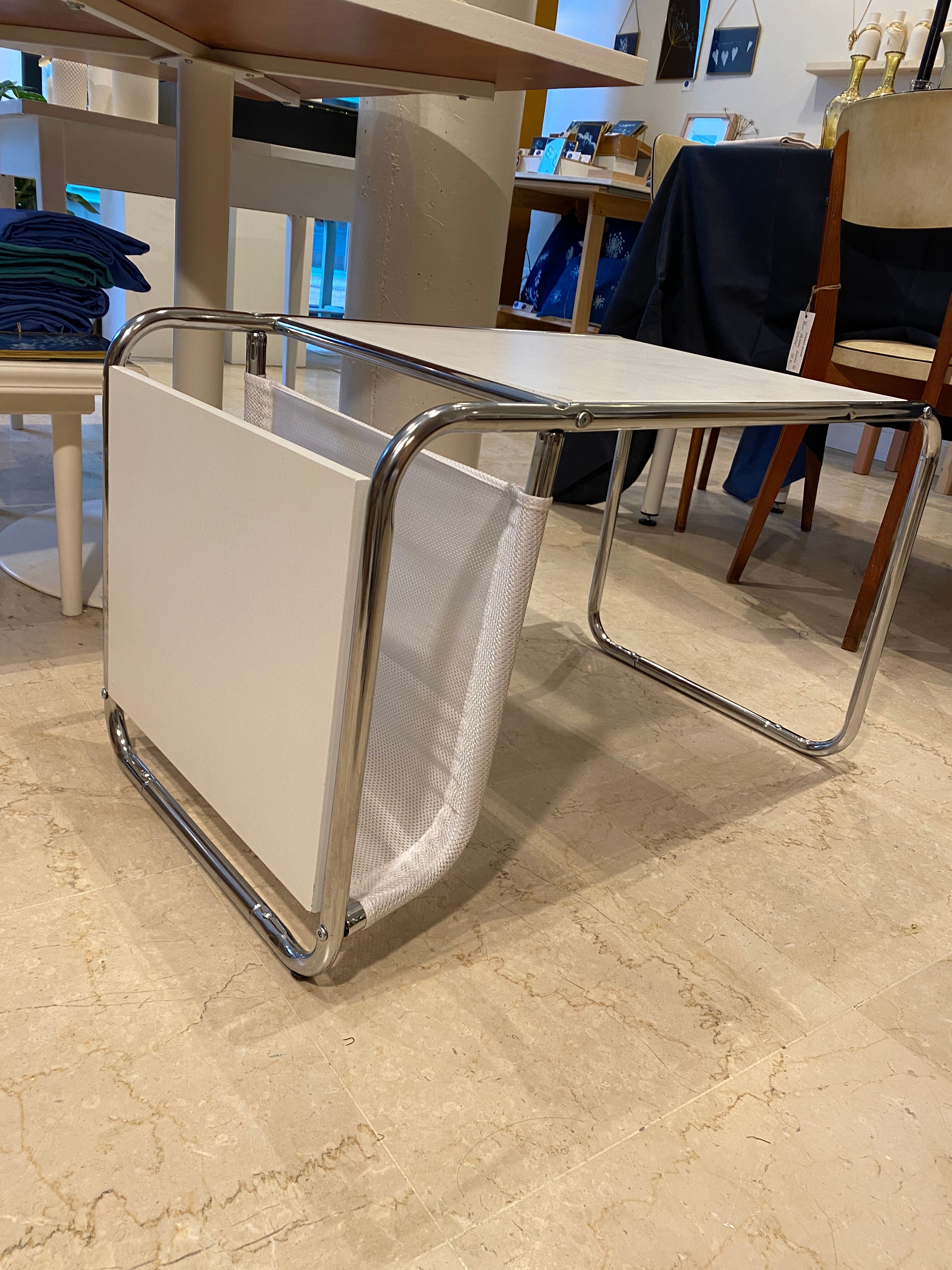 Side table magazine holders