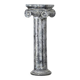 Vintage painted wooden Ionic column stele