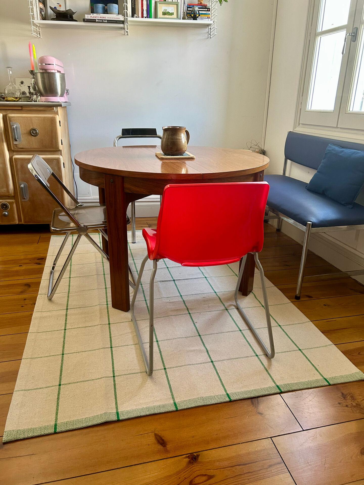 Red vintage 90's Ikea chair