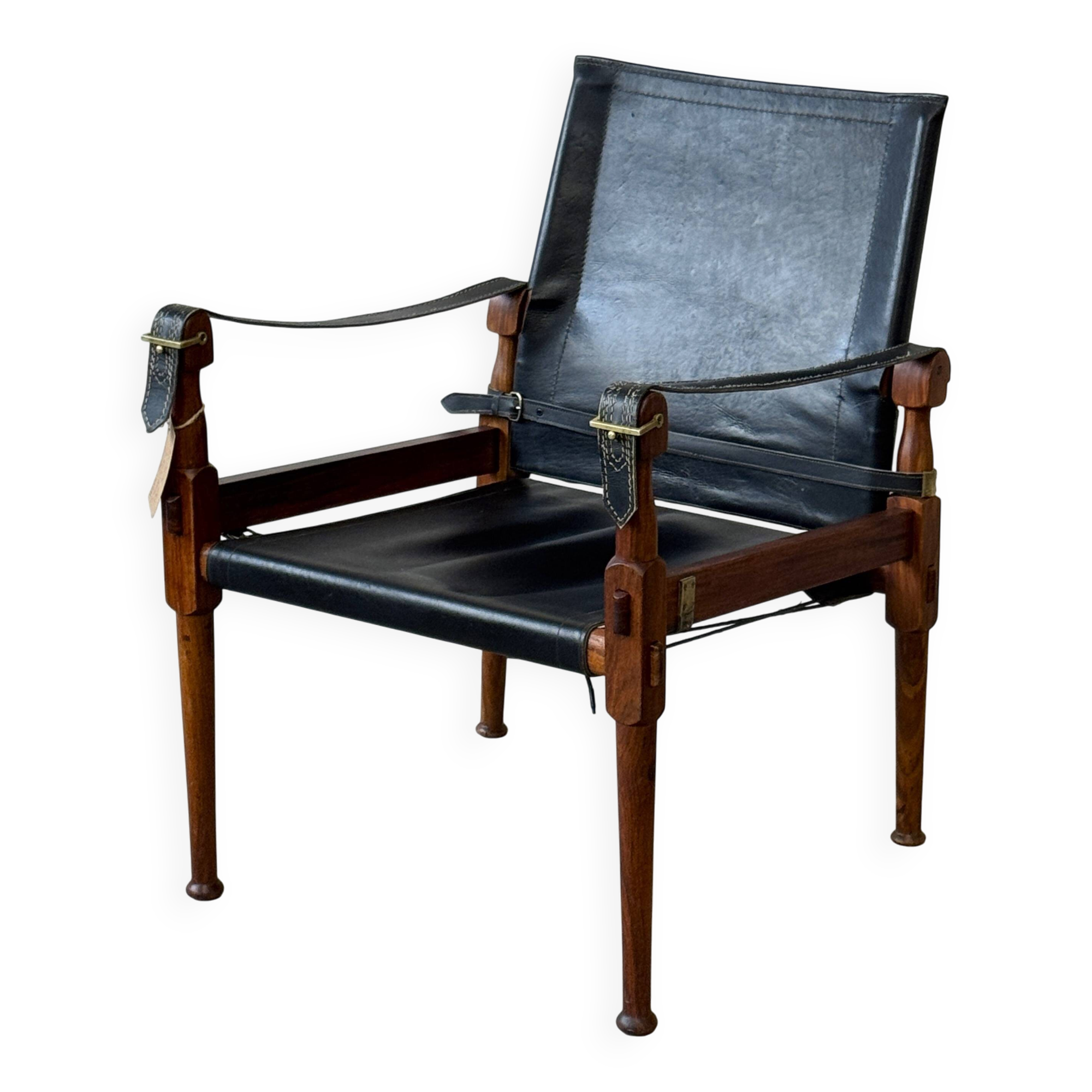 Safari Armchair, M. Hayat & Bros, Pakistan, 1970s, vintage