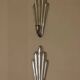 Pair of Swedish Pewter Wall Sconces, 1930s, by C.G. Hallberg, Stockholm