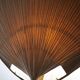 Large-format Uchiwa light fixture designed by Ingo Maurer