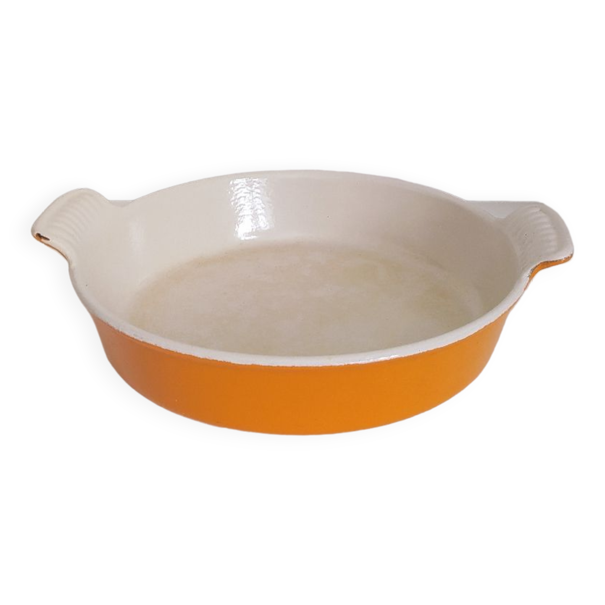 VINTAGE ! PLAT ovale en fonte émaillée Le Creuset n°28 EUR 32,00
