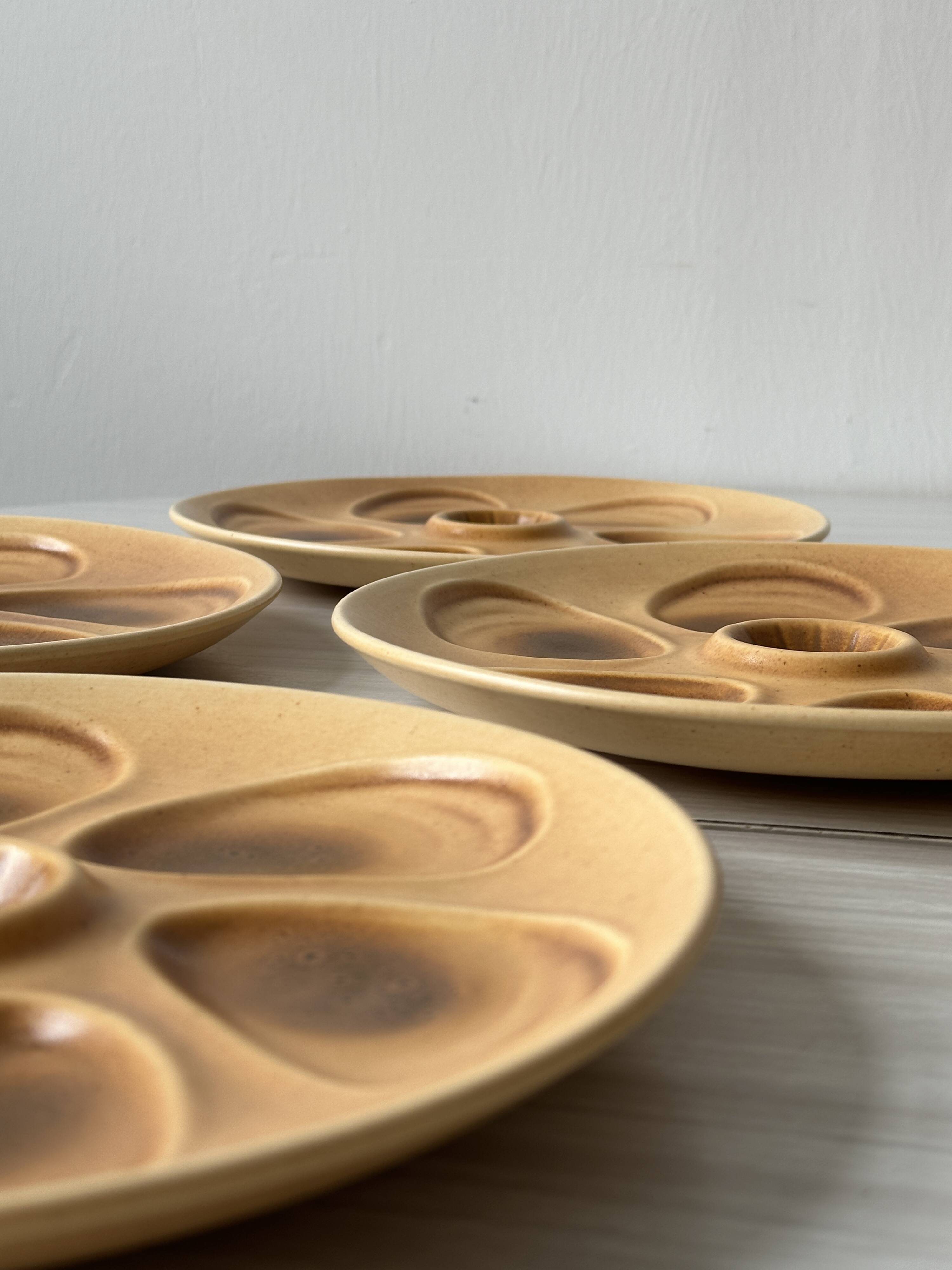 6 oyster plates Salins France