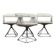Suite de 4 chaises Delta par Rudi Verelst pour Novalux 1970s