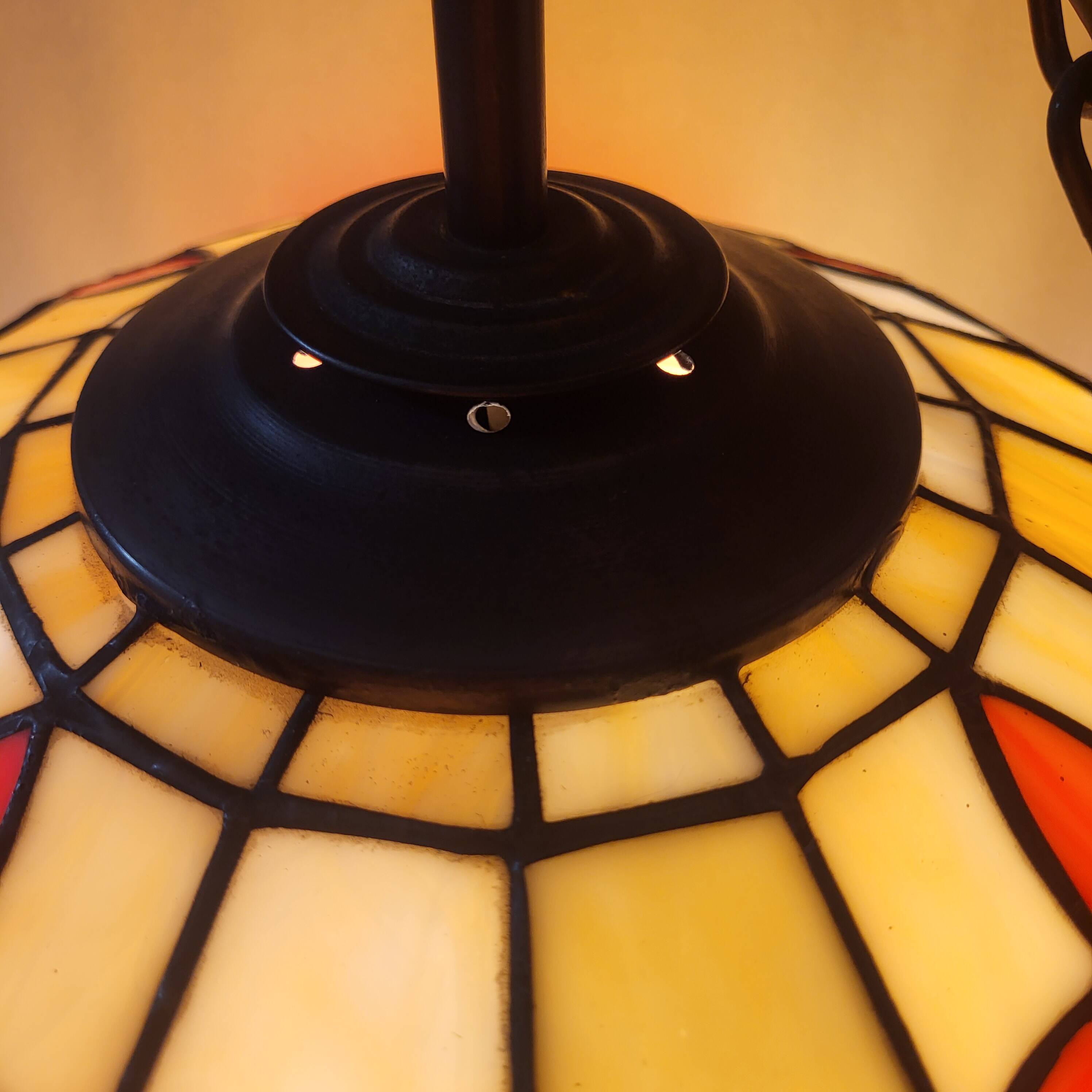 Large pendant light, art deco, vintage