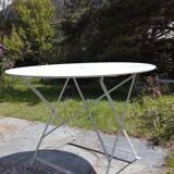 Old folding garden table