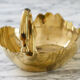 Swan brass trinket bowl from the 60/70