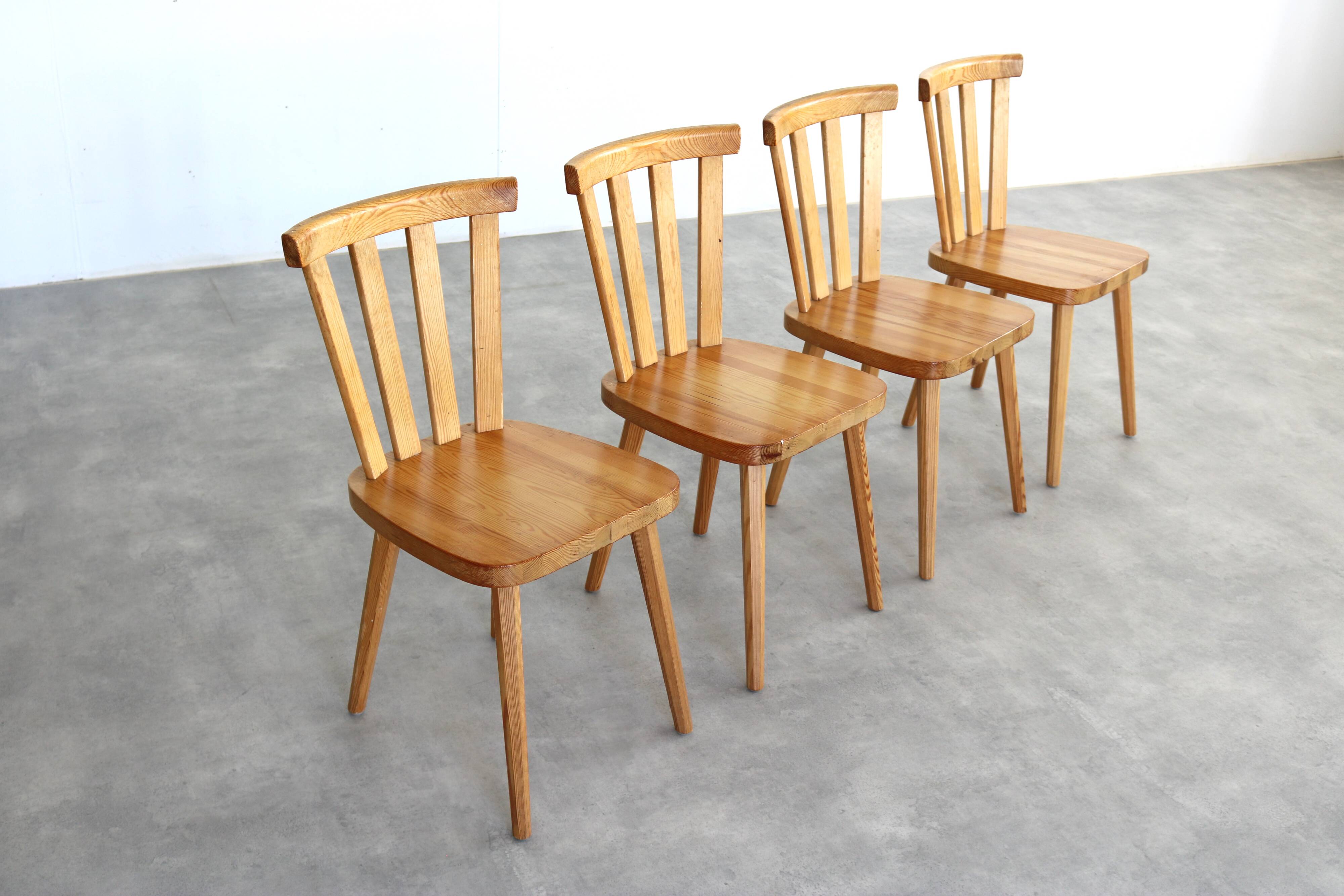 chaises vintage | chaises de salle à manger | pin | Suède