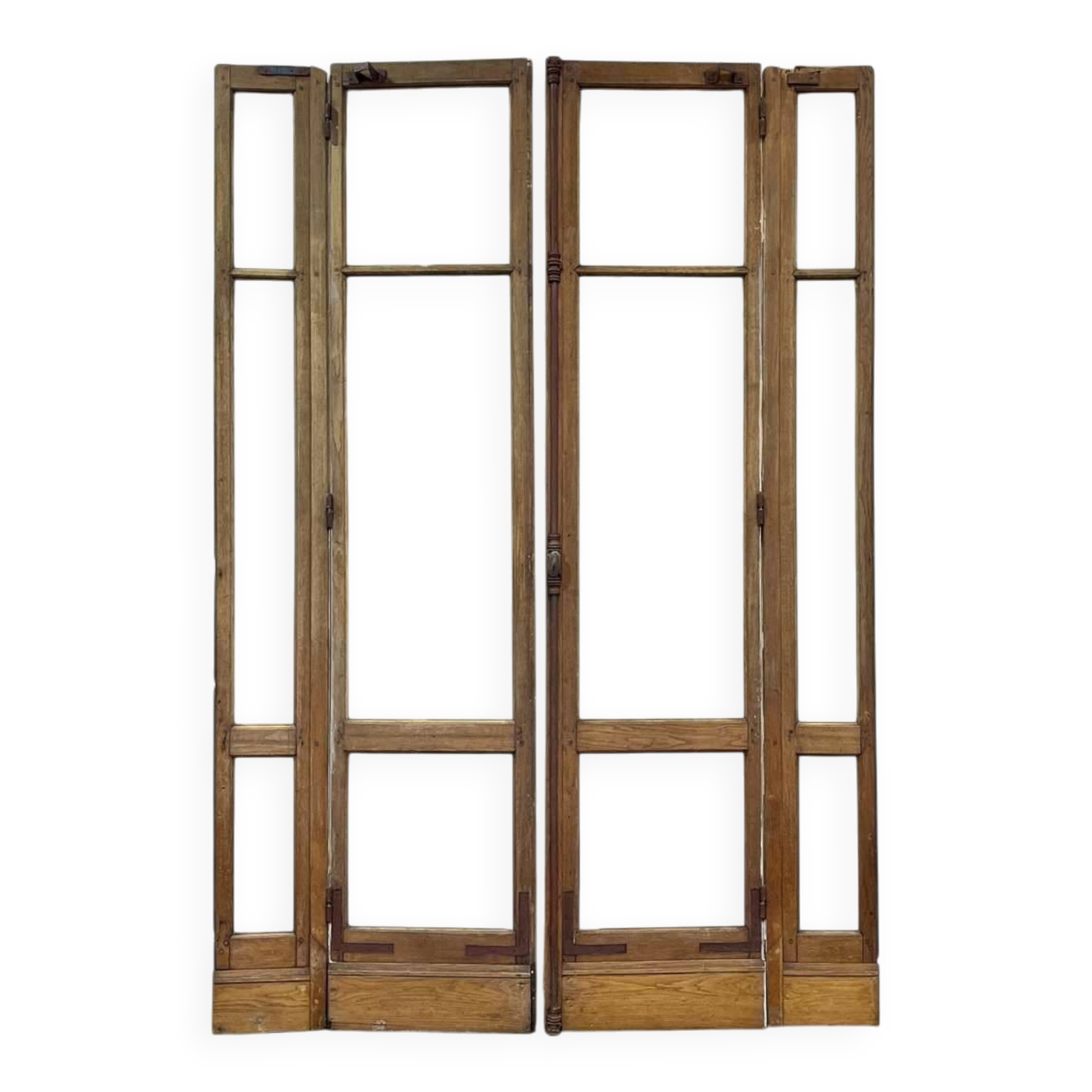19th century oak partition door