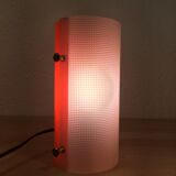 Orange lamp space age 70s cylindrical