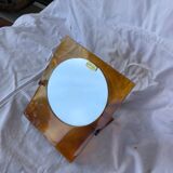 Double-sided vintage barbier mirror