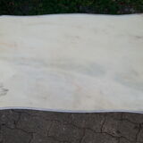 Coffee tanle brass and marble white 1960