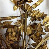 Pair of brass appliques. France, 1960s.