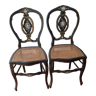 2 chairs Napoleon III