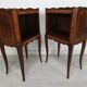 Marquetry bedside tables