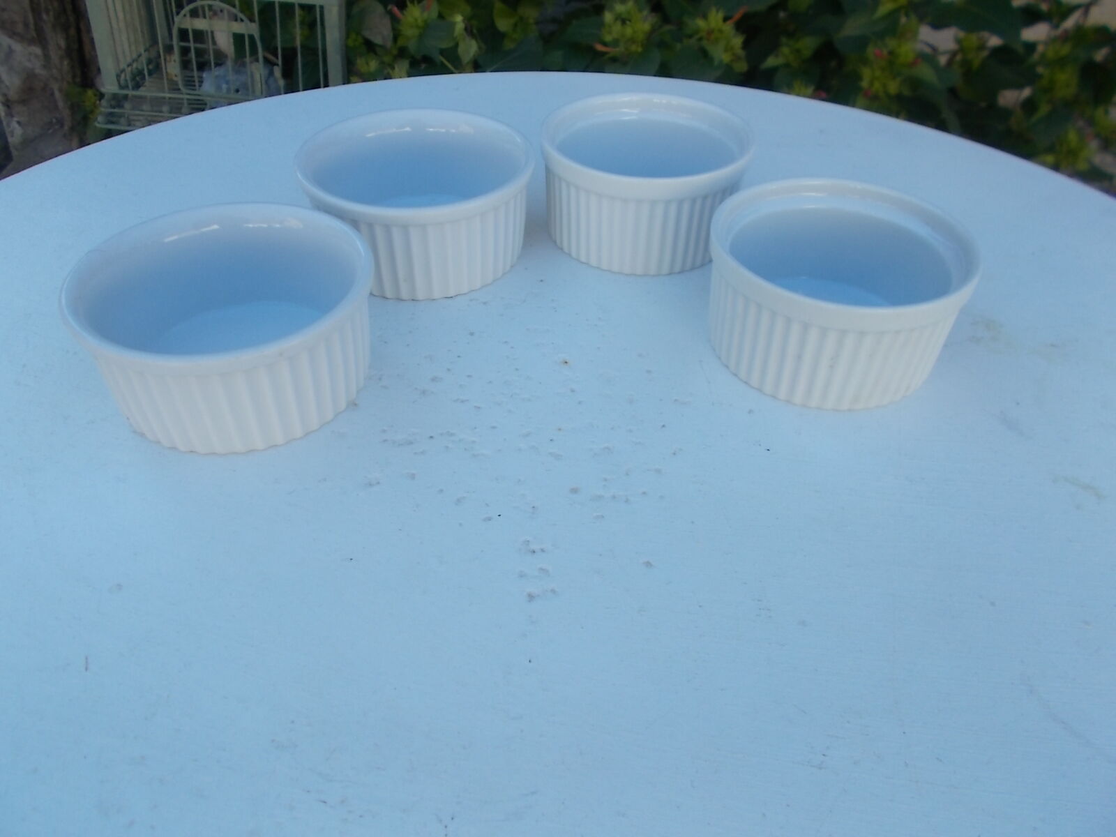 4 ramekins soufflé moulds