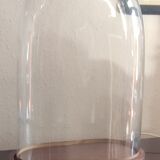 Old glass bell globe/19th century