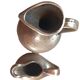 Set of 2 bronze jugs