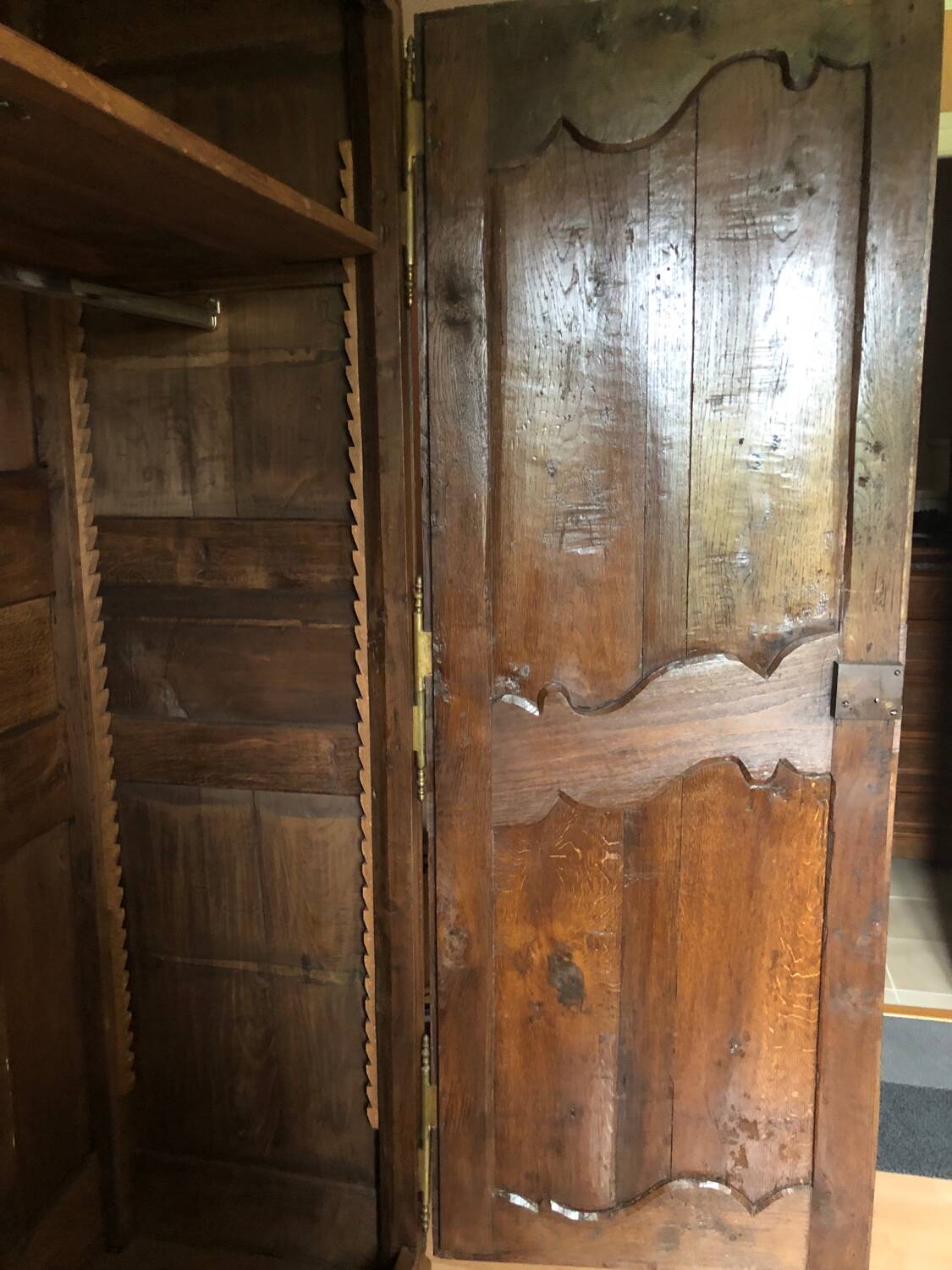 Solid oak wedding wardrobe
