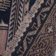 Vintage Turkish handmade rug 123x207 cm
