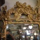 Miroir époque Louis XV,  18 eme, restauré au XX eme, bois doré, miroir au mercure d'origine