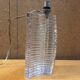 Vintage crystal lamp foot signed daum france - 70s