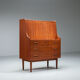 Danish mid-century secretaire by Gunnar Nielsen Tibergaard