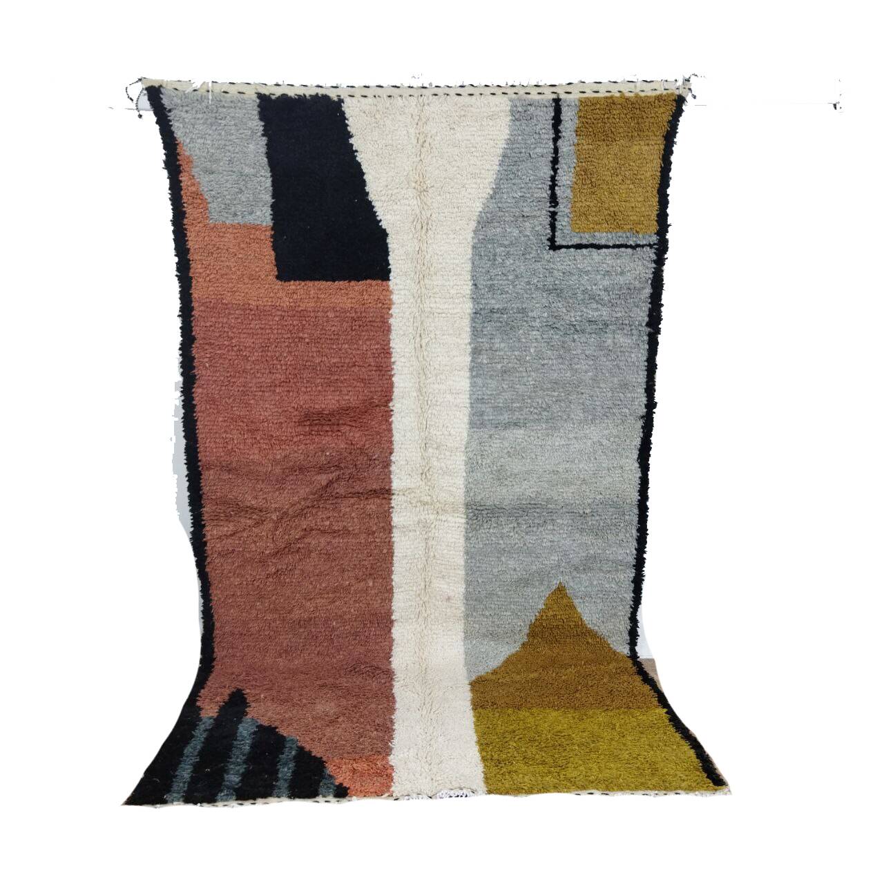 Handmade wool Berber rug 250 X 140 CM