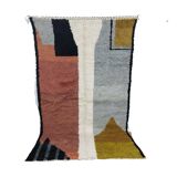 Handmade wool Berber rug 250 X 140 CM
