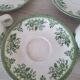 Tasses et sous-tasses en porcelaine Old Gustavberg, collection Fasan