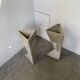 Planters jardinières fibrociment triangulaires