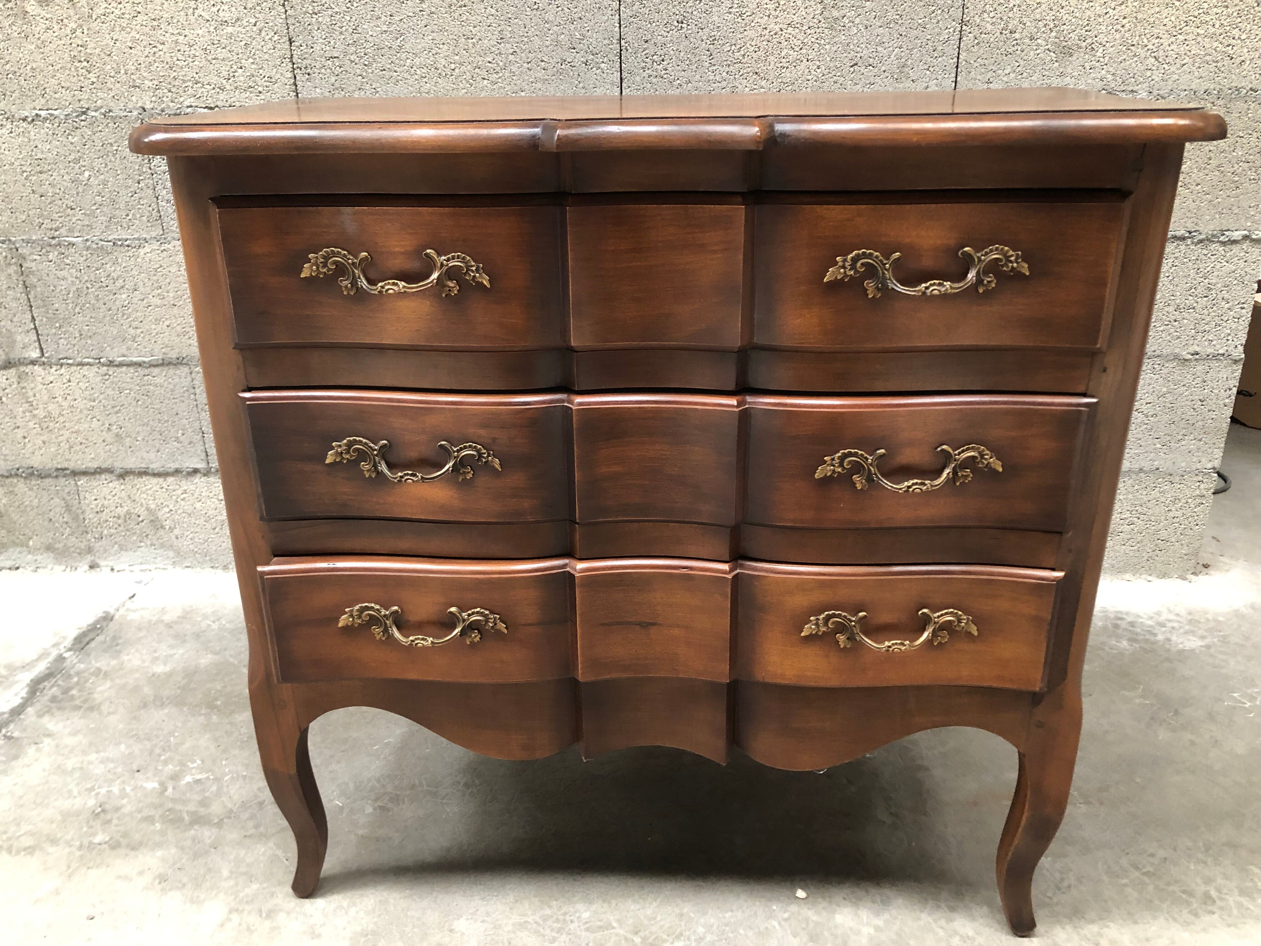 Louis XV style walnut dresser