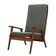 Fauteuil en chêne, design danois, années 1970, production : Danemark