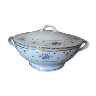 Vintage Limoges porcelain soup tureen