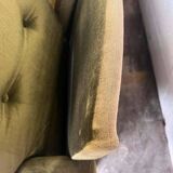 Seat / vintage moss green sofa