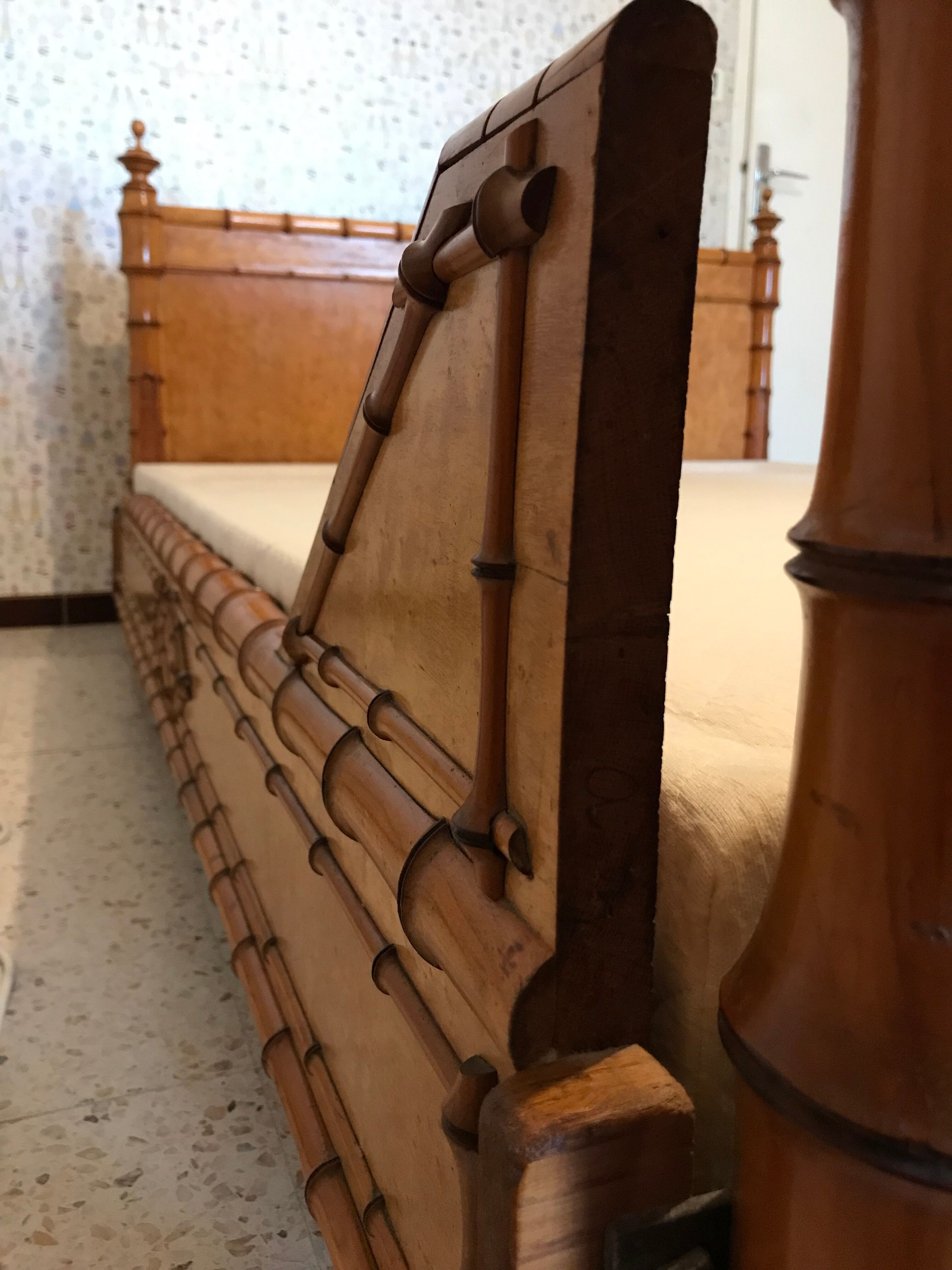 Bed bamboo collection circa 1870 Napoleon III