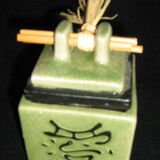 Candle in ceramic