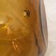 Transparent amber demijohn of 10L