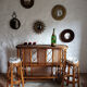 Bamboo bar and its 2 stools