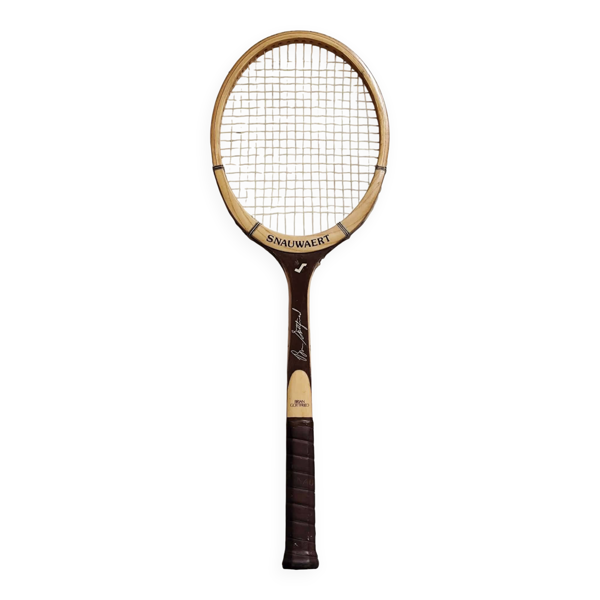 Raquette de tennis Snauwaert modèle Brian Gottfried