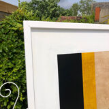 Set de 4 peintures abstraites