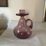 Biot bubble glass candleholder